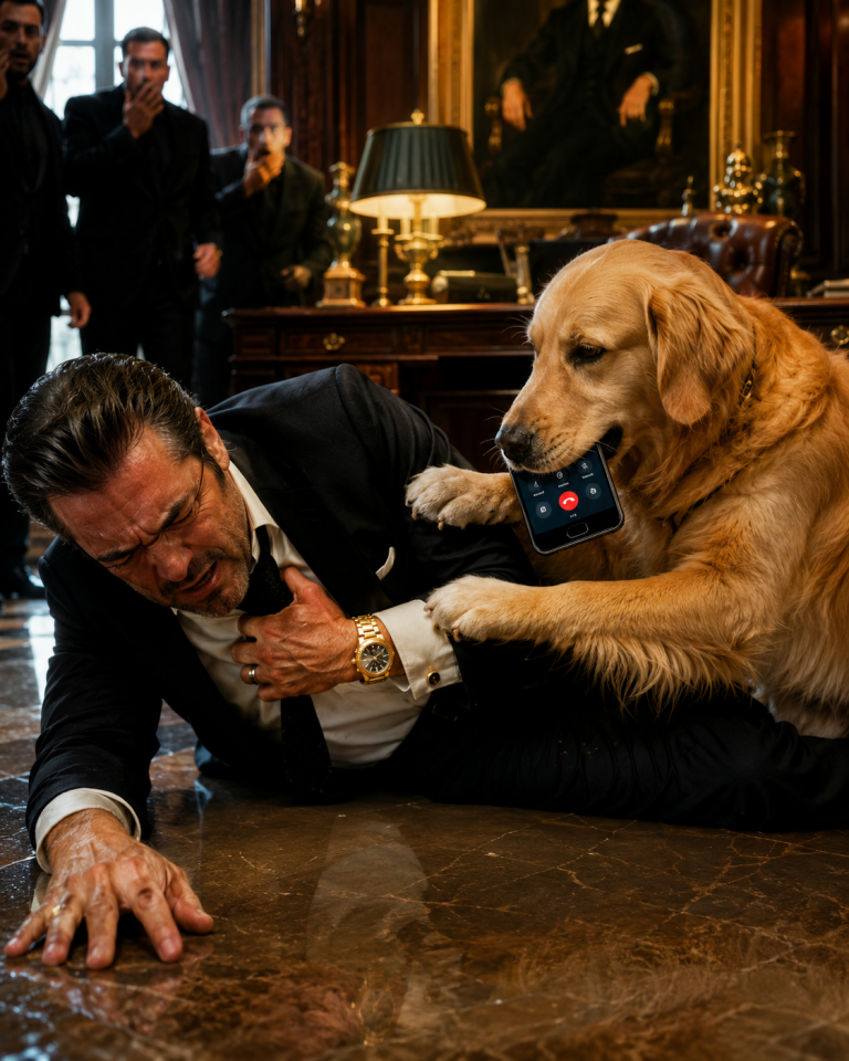 Mafia Boss Had Only Seconds To Live, Until Golden Retriever Saves His Life, Calls 911