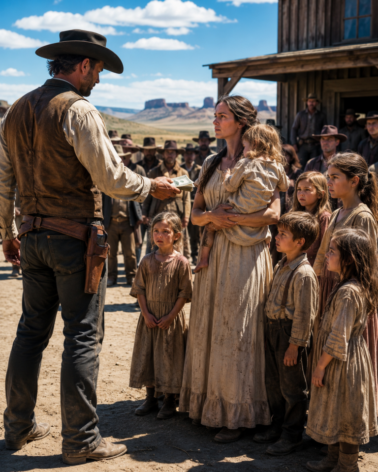 He Bought a Mother of 7 for $300… But What She Did Next Shook the Whole West