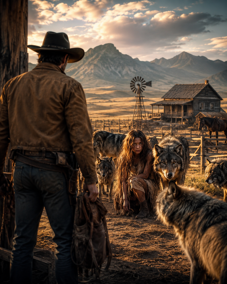 He Moved Into an Old Ranch Alone — Then Discovered a GIRL Who Grew Up WITH WOLVES