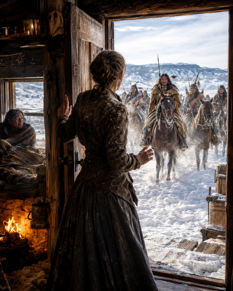 She Found a Lakota Warrior Dying in the Snow—Three Days Later, His Tribe Surrounded Her Cabin
