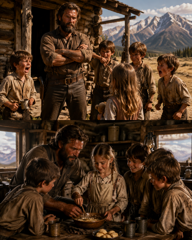 No Woman Lasted a Day With the Mountain Man’s Five Boys — Until a Little Girl Arrived…