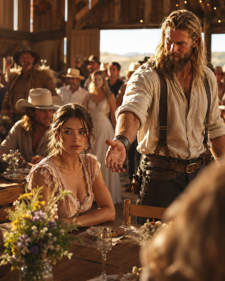 She Sat Alone at the Wedding Feast — Until a Giant Viking Said, “Act Like You’re With Me”