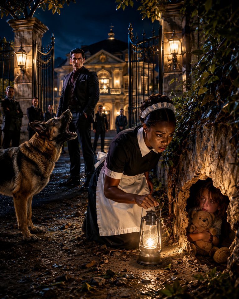 Every Night,Stray Dog Barks at a Mafia Boss House—Until BLACK MAID Discovers What No One Not.