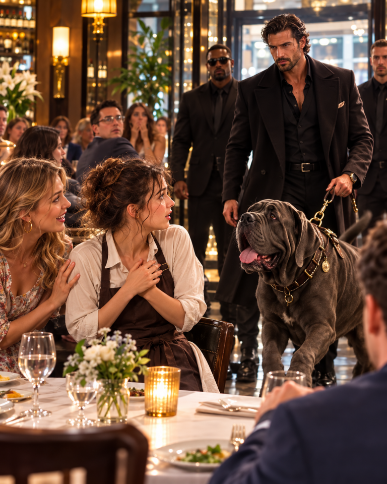 Her Friend Set The Poor Waitress Up On A Blind Date— Mins Later, The Mafia Boss Entered With His Dog