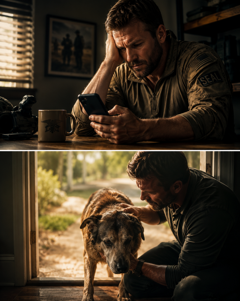 The SEAL Who Stopped Answering Calls — Until a Dying Dog Came Home