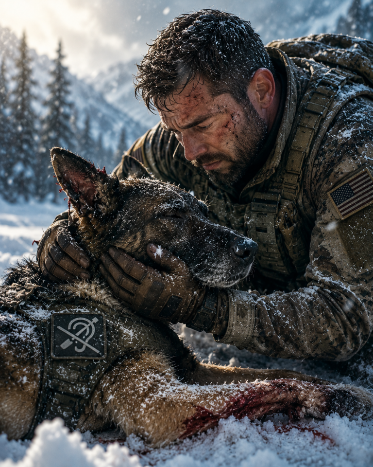 Marine Veteran Rescues a Deaf K9 Left to Die in the Snow—What He Learns Changes His Life Forever