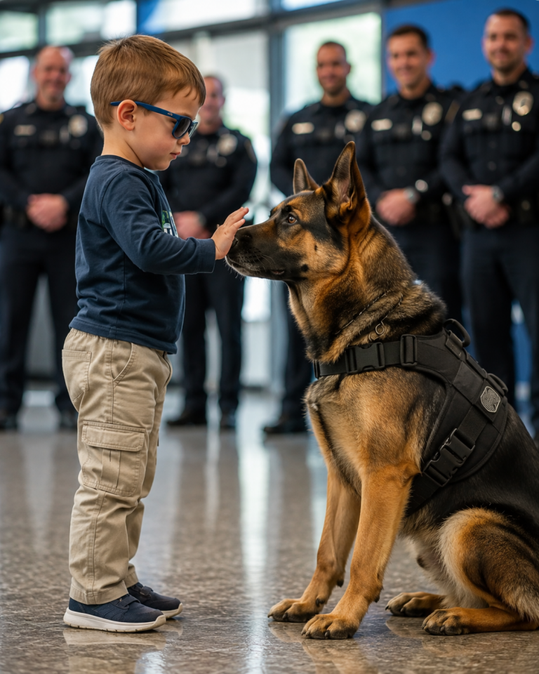 K9 Dog Was Deemed Uncontrollable — Until a Blind Boy Whispered a Word