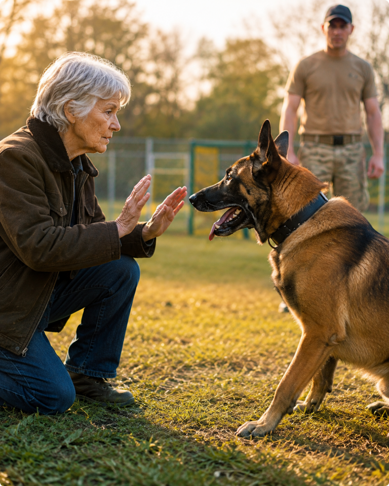 Combat K9 Refused All Commands — Until Old Woman Veteran Spoke One Word