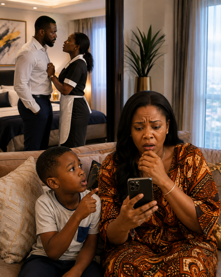 Her Son Asked Why Daddy Slept in Another Woman’s Room — Then She Discovered Her Husband and Her Helper Were Plotting to Take Her Home