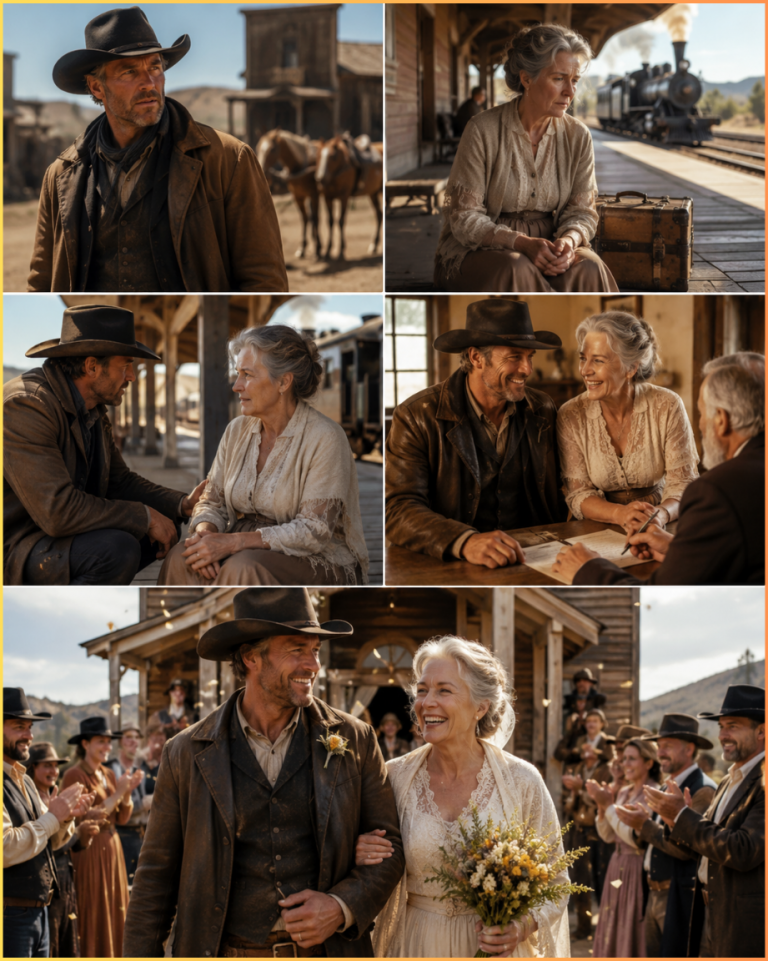 A Struggling Cowboy Widower Meets ‘Too Old’ Bride Left At Station, Marries Her That Day