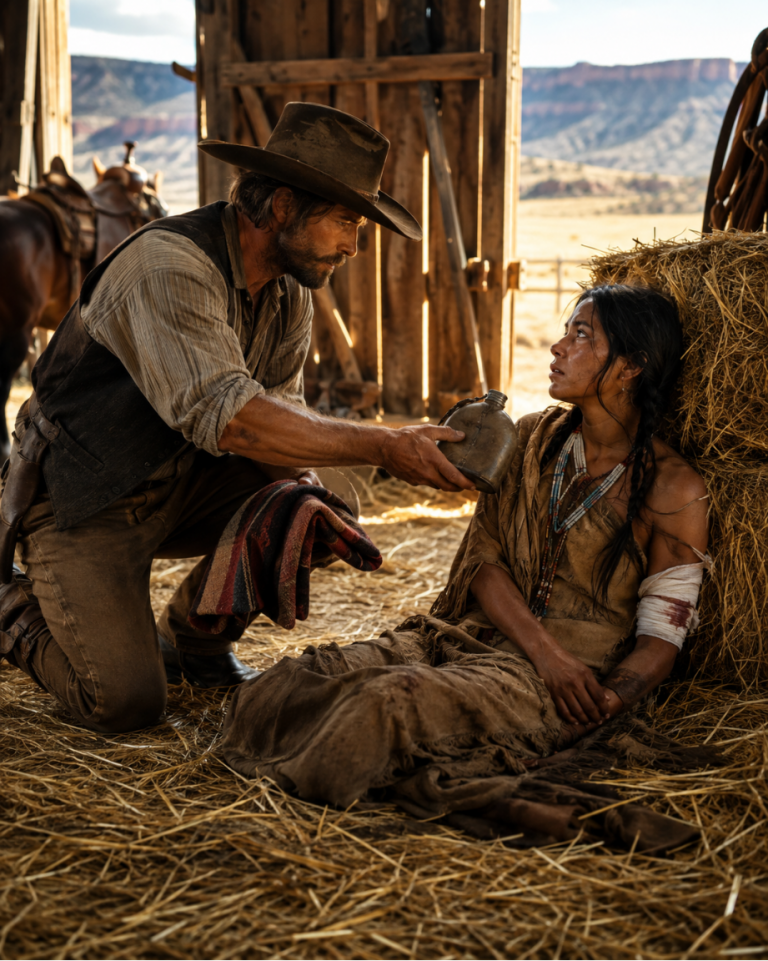 A Lonely Rancher Found a Wounded Comanche Woman in His Barn — His Kindness Started the Most Unlikely