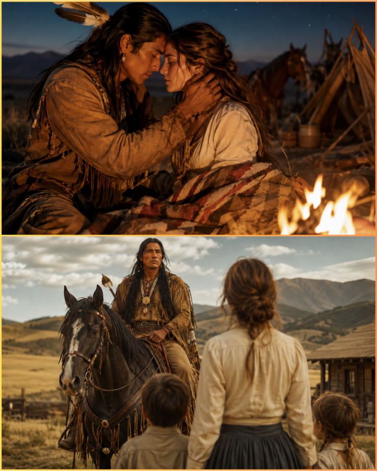 THE APACHE WARRIOR LOVED HER FOR ONE NIGHT – YEARS LATER, HE RETURNED TO CLAIM HER HEART
