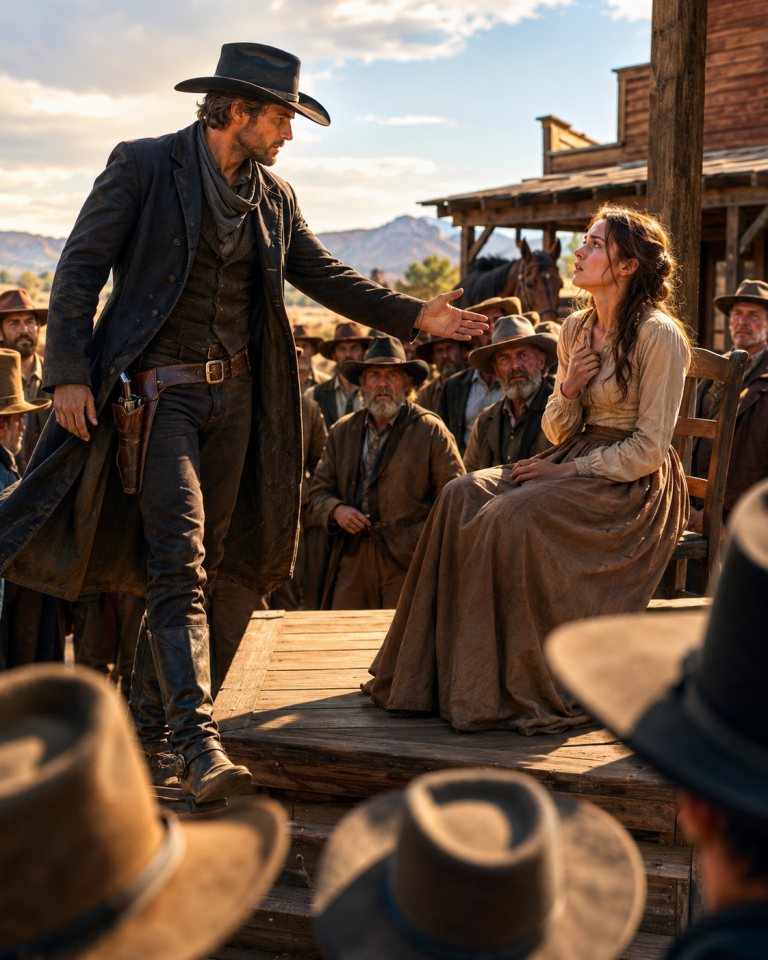 She Was Sitting Alone at the Auction, the Cowboy Said, “She’s Coming Home With Me”