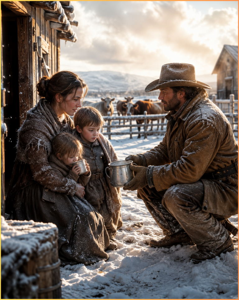 “Give My Kids Milk, I’ll Fix Your Ranch,” He Told the Widow — Winter Made Him Her Ranch’s Only Hope