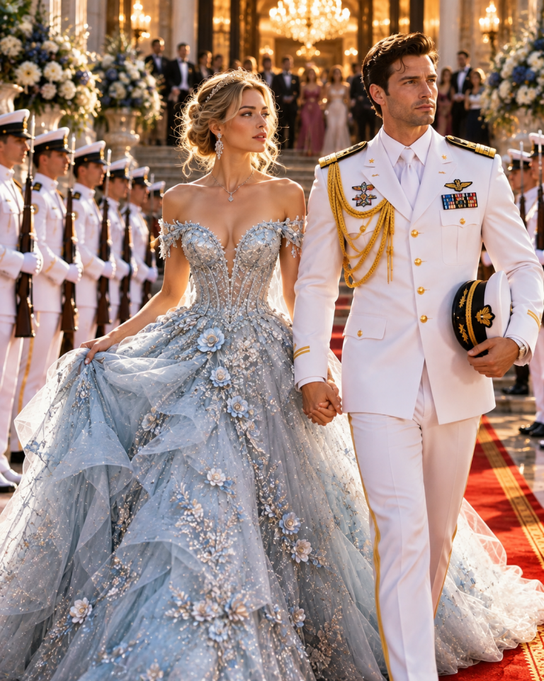 My father shoved me into a wedding fountain while four hundred guests applauded—then I returned in a black dress, took my secret husband’s hand, and revealed we’d been married for three years
