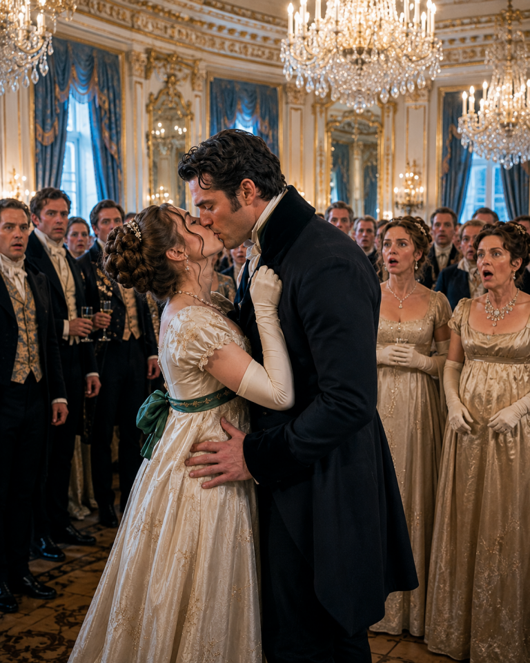 She kissed him in front of everyone to save him,not knowing that she had just saved the richest duke