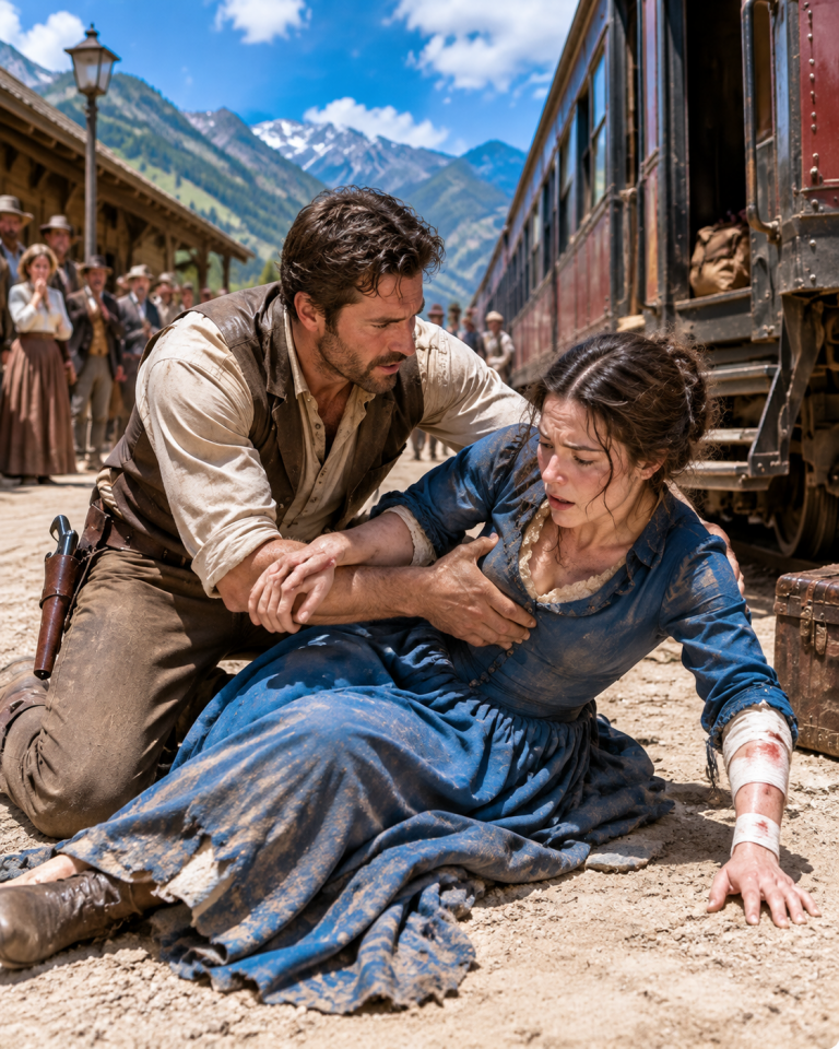 The Telegram Said His Mail Order Bride Died on the Way West — She Stepped Off the Train Alive