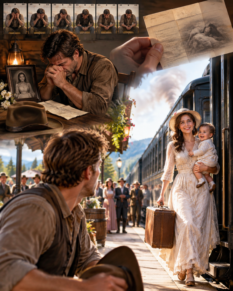 He spent six days grieving the mail-order bride he’d never met—then she stepped off the train alive, carrying the proof that the telegram had buried the wrong woman.